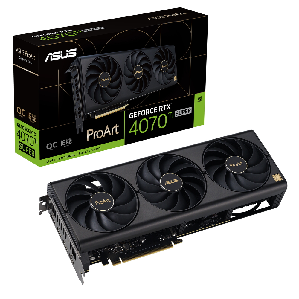 NVIDIA GeForce RTX 4070 Ti SUPER搭載・クリエイター向け「ProArt 